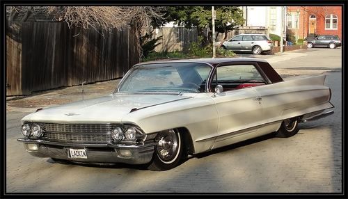 1962 cadillac couple deville - bagged - airbags - one of a kind
