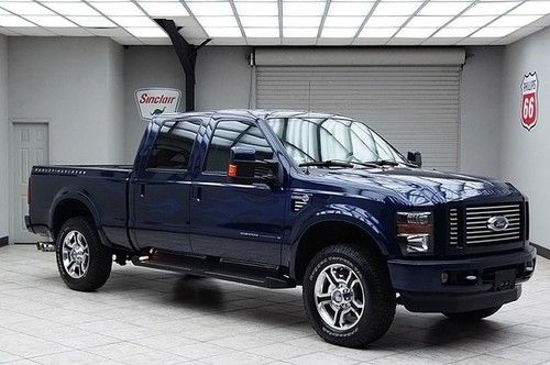 2009 ford f250 diesel 4x4 harley heated leather 20s rear camera powerstroke
