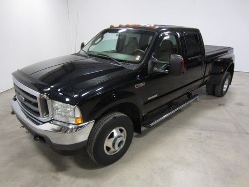 04 ford f350 turbo diesel lariat crew cab 4x4 long bed dually  80 pics