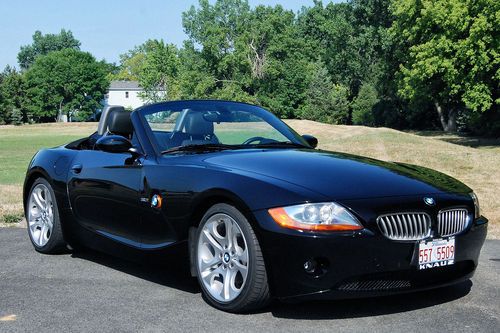 2003 bmw z4 3.0i 6-spd manual 1 owner low miles - fully loaded - ex cond