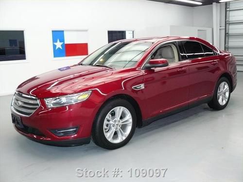 2013 ford taurus sel heated leather spoiler only 1k mi! texas direct auto