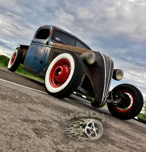 '46 chevy ford rat rod street hot rod pickup patina shop truck scta traditional