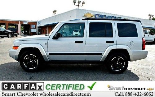 Used jeep commander 4x4 sport utility 4wd suv jeeps we finance autos 3rd row 4dr