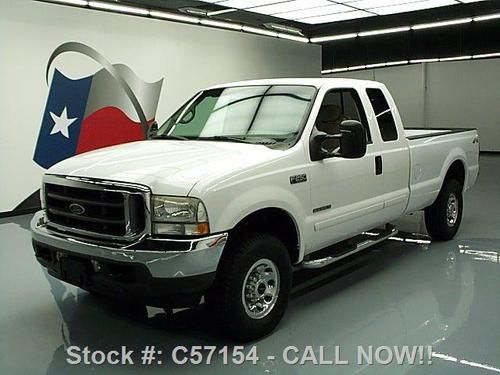 2002 ford f-250 diesel 7.3l v8 supercab 4x4 6-pass 63k texas direct auto