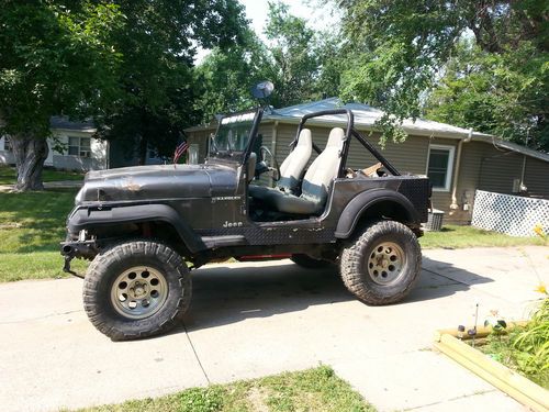 Lifted 1988 jeep wrangler yj chevy 350 conversion