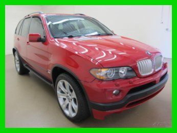 2005 4.8is imola red pano roof air suspension 6cd heated seats xenon bluetooth