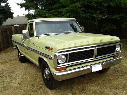 1970 ford f250 camper special, beautiful and very well preserved