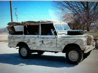 1974 land rover defender series iii 109 military 4 cyl gas, 4 spd, 44k miles 4x4