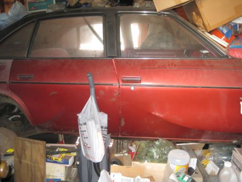 1977 oldsmobile cutless s  350 ci, 4-dr, auto.,red metalic, for parts or restore