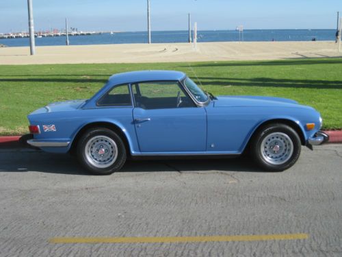 1974 tr6, hardtop, overdrive, very original car, rust free great driving classic