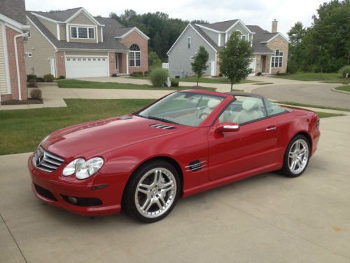 2006 mercedes sl600 - great condition - mars red - v12 - 60k miles