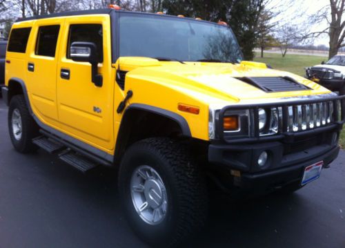 2005 hummer h2  44,000 miles non smoker one owner yellow