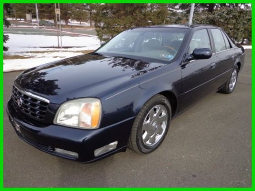 2002 cadillac deville dts with only 96k mi clean carfax onstar bose no reserve