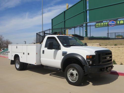 2009 ford f-450 utiliyu bed  long bed texas own one owner fully service