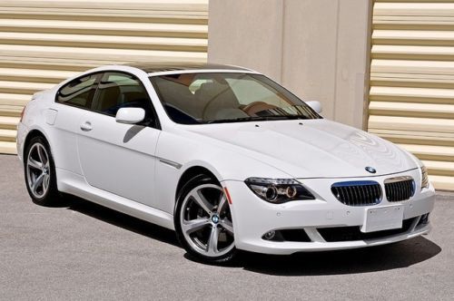 Bmw 650i sport rare manual! 1 owner! only 6900 miles!!! warranty!!