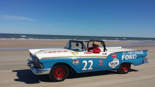 1957 ford fairlane nascar tribute to fireball roberts. totally street legal. wow