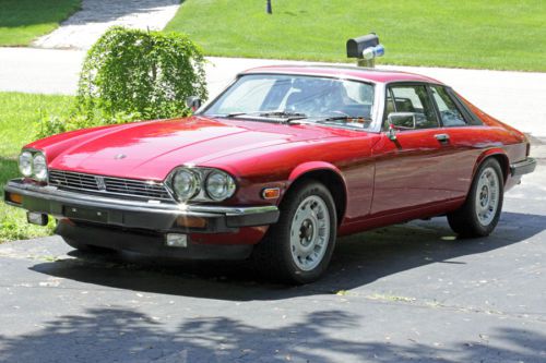 1988 jaguar xjs - he coupe 5.3l v12 red