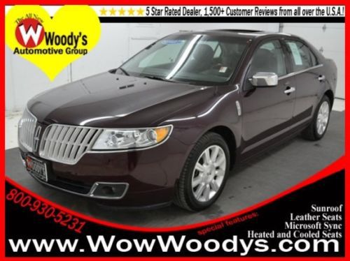 Fwd v6 sunroof leather &amp; heated/cooled seats chrome trim power &amp; memory seats