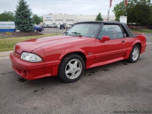 1989 mustang convertible  gt 25th anniversary edition