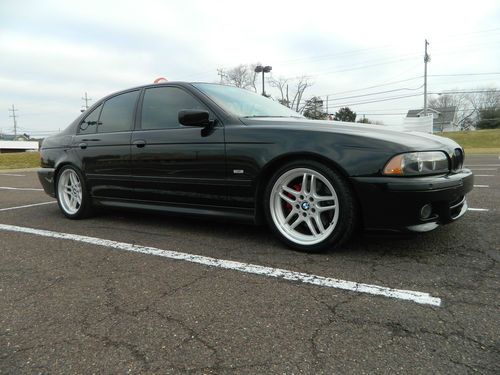 2003 bmw 540i - factory m sport package - black on black - mint condition - rare