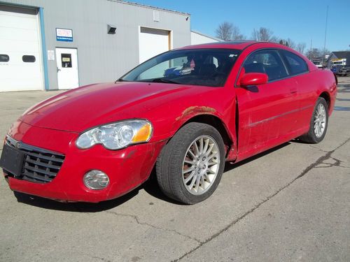 2005 chrysler sebring limited coupe 2-door 3.0l wrecked repairable clean title