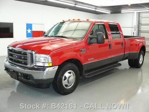 2004 ford f350 crew xlt diesel dually 6-pass tow 32k mi texas direct auto