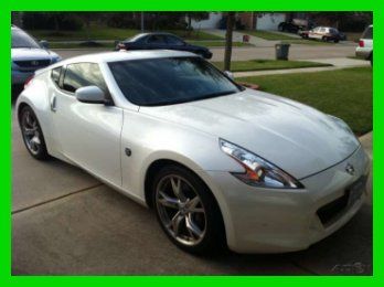 2009 nissan 370z touring  bose heated leather seats manual coupe premium