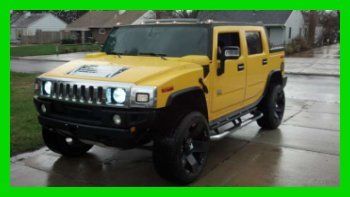 2005 hummer h2 supercharged 6l v8 16v automatic 4wd suv tv dvd sunroof leather