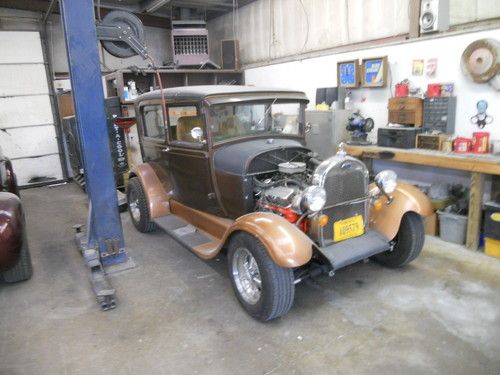 1929 model a tudor sedan hot rod old skool bbc 454