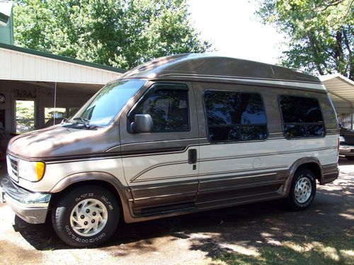 1994 ford high-top conversion van - low miles - vacation ready