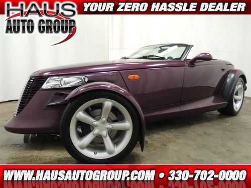 1999 plymouth prowler convertible w/ matching trailer only 20k miles!