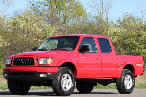 2002 toyota tacoma double cab 4x4 trd off-road carfax 1-owner timing belt done!