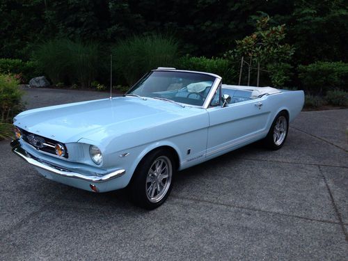 1965 ford mustang gt convertible 100% restored