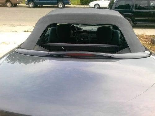 Clean title low miles grey convertable