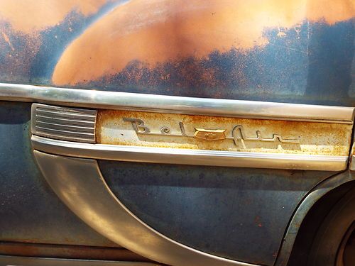 1954 chevrolet bel air base sedan - @@ wow complete car !! @@ rare barn find!