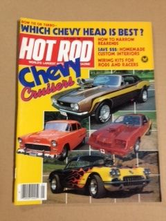 1967 chevrolet camaro hot rod magazine cover car january 1983