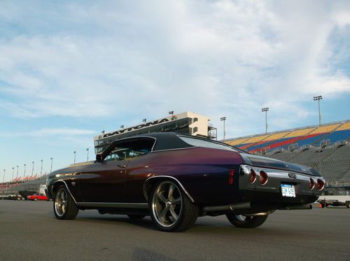 1971 chevrolet chevelle ss 454 ppg harlequins paint, pro touring pavement eating