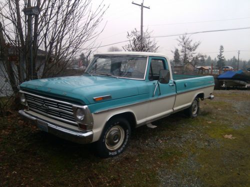 1968 ford f-100 ranger - single family owned - 360 with 108,000 original miles