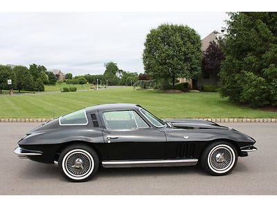 1965 corvette black  low mileage knock off wheels 327 *we ship world wide*