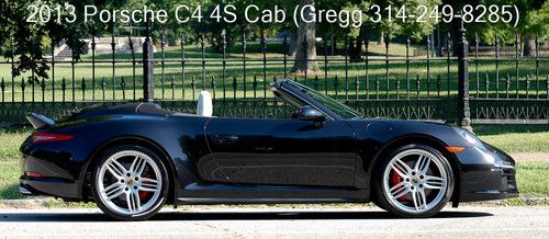 2013 porsche carrera c4s cabriolet, why follow when you can lead? hard to find!