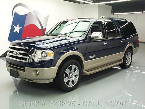 2007 ford expedition el eddie bauer 8 pass dvd 20's 69k texas direct auto