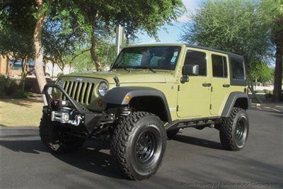 2013, jeep, wrangler, unlimited sport, lifted, 4x4, one owner, low miles, az