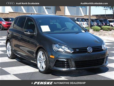 Golf r- 2900 k miles- leather- one owner-clean car fax- factory warranty