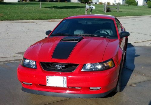2004 ford mustang mach 1 - torch red