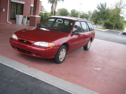 Ford escort 1997 lx wagon 4-door 2.0l 2 owners low miles florida tittle