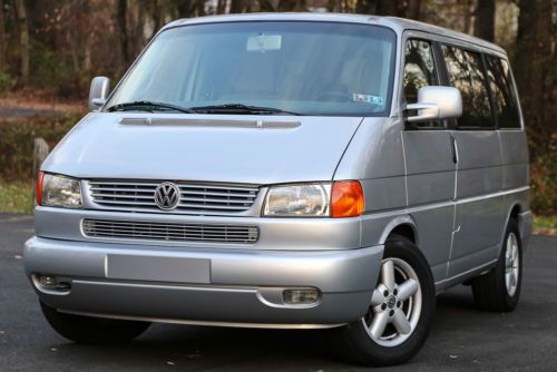 2002 volkswagen eurovan 1 owner 7 passenger v6 dealer serviced rare minivan