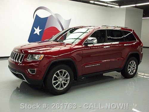 2014 jeep grand cherokee ltd sunroof nav htd seats 19k texas direct auto