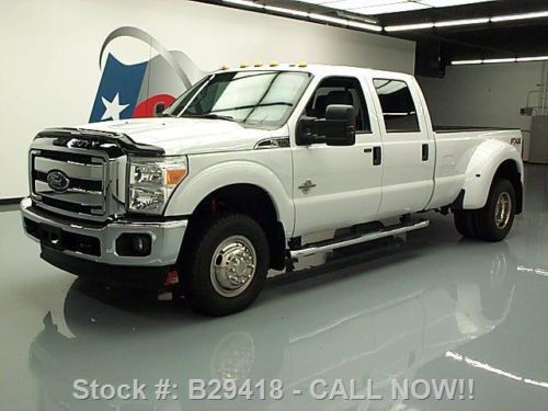 2012 ford f-350 crew 4x4 diesel dually fx4 long bed 46k texas direct auto