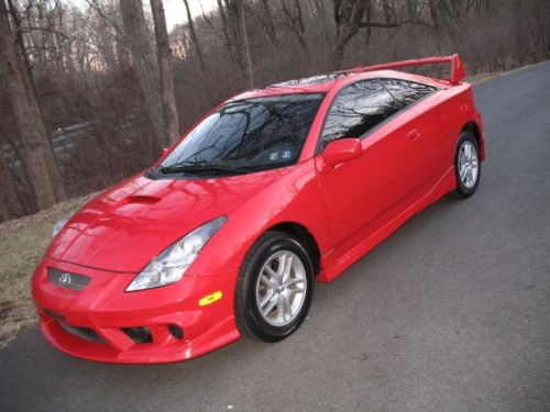 2003 toyota celica gt-rare factory &#034;action package&#034; 77,740 miles! one owner!!