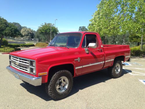 1987 chevy short bed 4x4 clean solid nevada truck